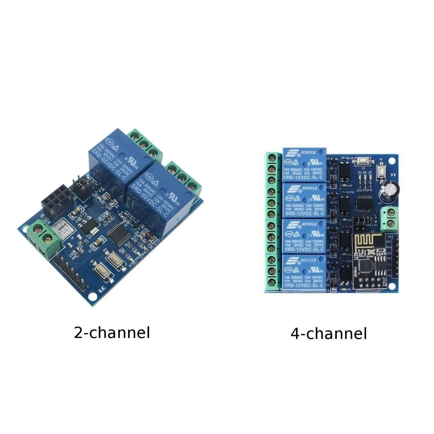5В/12В ESP8266 ESP 01 2/4 wifi реле канала модуль для IOT Smart Home приложение E|Детали и аксессуары
