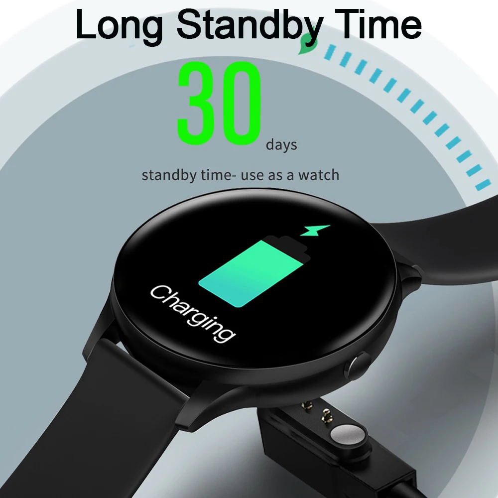 

Smart Watch Thermometer Monitor Fitness Bracelet Multi-Sports Modes Heare Rate Sleep Monitoring Women Smartwatches 2020 Android