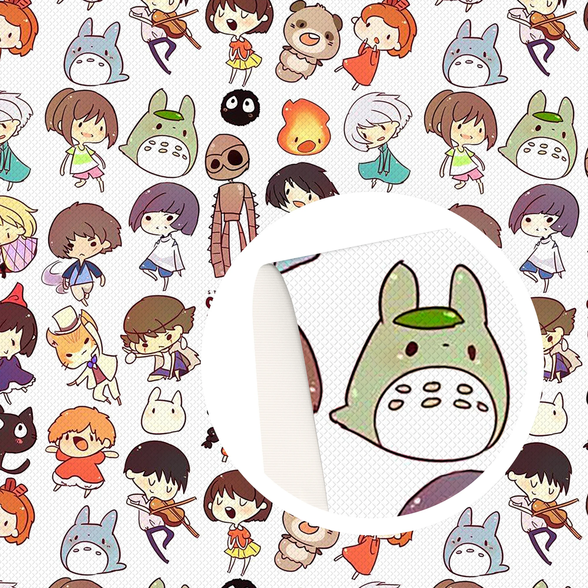 Простыня из искусственной кожи с принтом мультяшного кота 20*33 см для бантов сумок