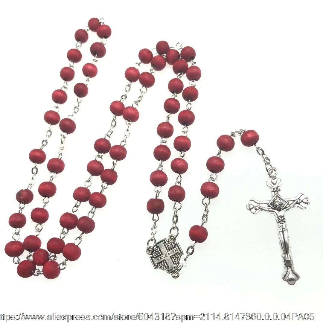 Розария с ароматом Женский Розарий ожерелье Розария|rosary necklace|necklace necklacejerusalem cross |