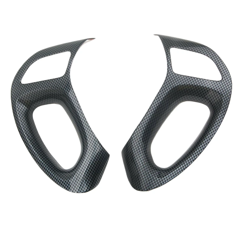 2 PCS Car Steering Wheel Cover Trim Interior Carbon Fiber Styling for Hyundai IX35 2010-2015 | Автомобили и мотоциклы