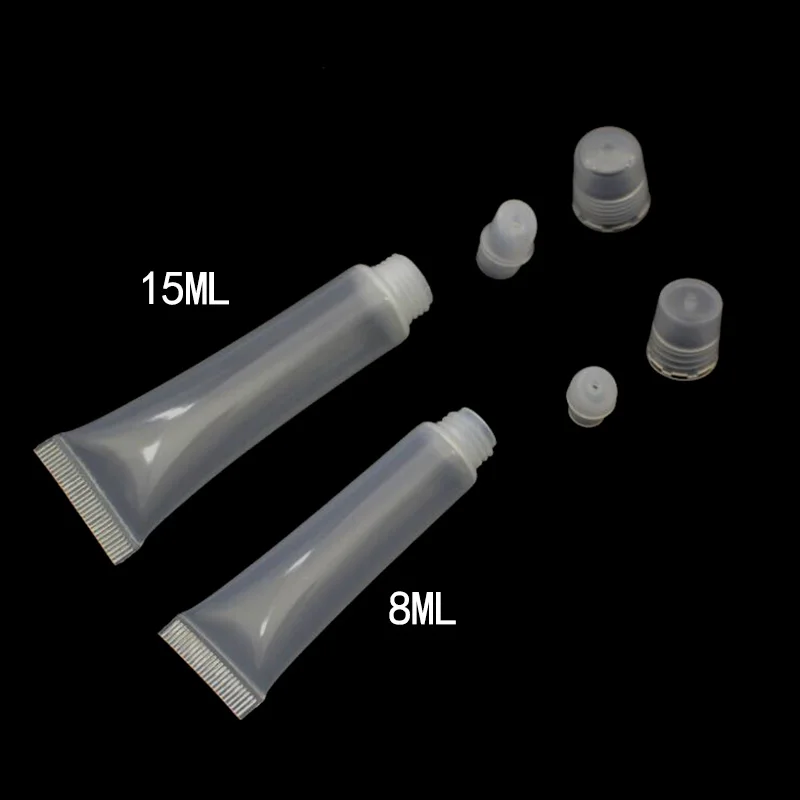 8 мл 15 пустой Портативный Сжимаемый пополняемый контейнер для краски губ