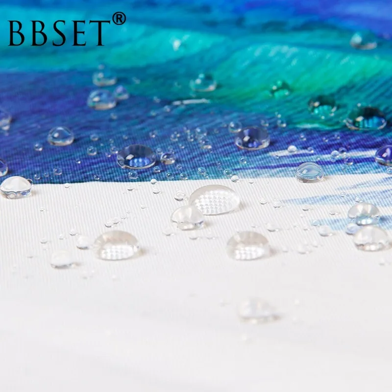 Высококачественная моющаяся душевая занавеска с подсолнухами полностью