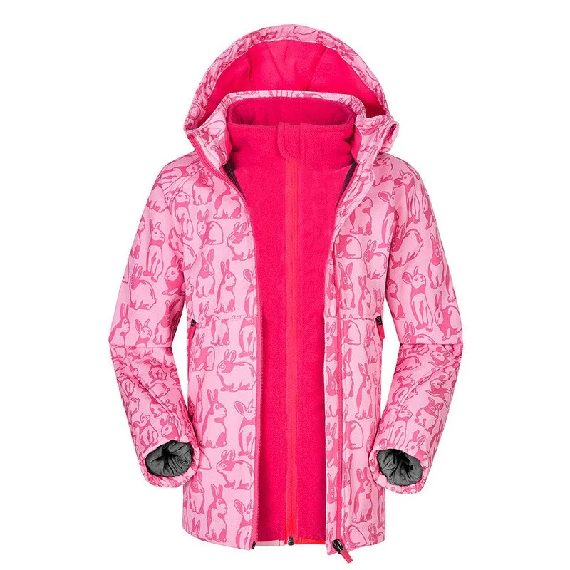 Зимняя детская Лыжная куртка водонепроницаемое пальто с капюшоном для сноуборда