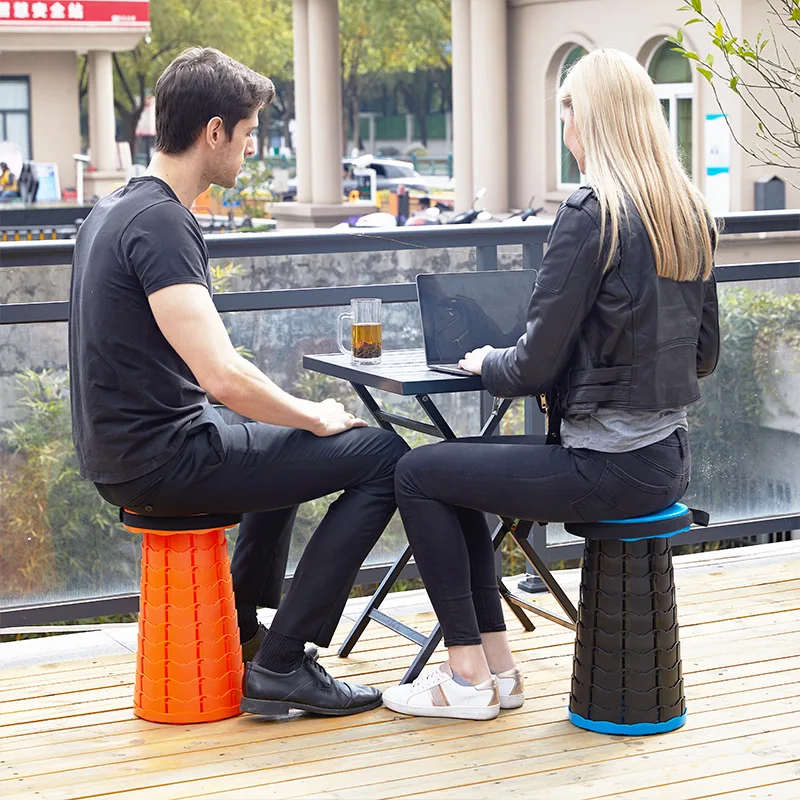 

Outdoor Furniture Retractable Stool Chairs Portable Stool Lounge Folding Chair Camping Stool Foldable Convenient Fishing Chair