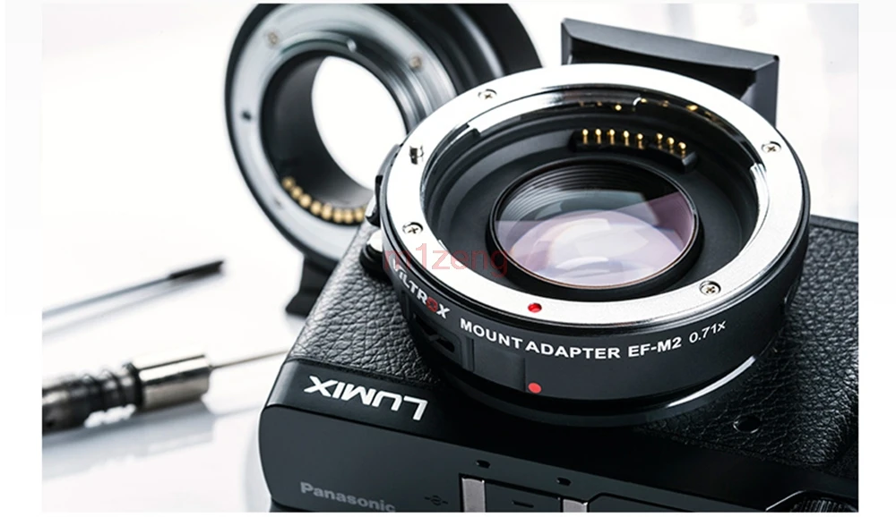 Авто фокус редуктор скорости бустер турбо адаптер кольцо 0.71x для объектива canon m4/3