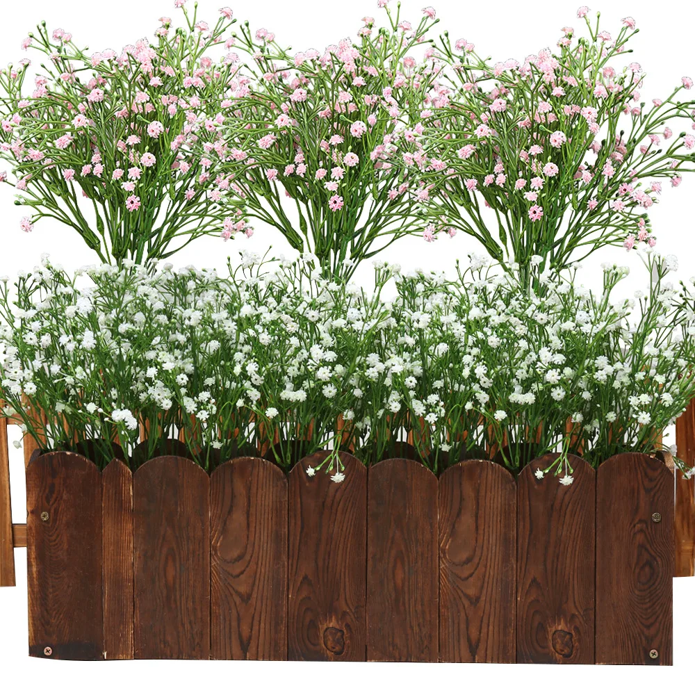 Искусственный цветок Гипсофилы для свадьбы украшение дома на Рождество Новый