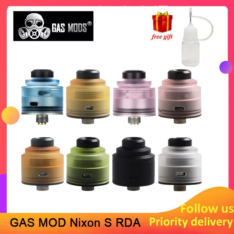 Бесплатный подарок газовые моды Nixon S BF RDA 22 мм двойной терминал Post less rebuildable Deck