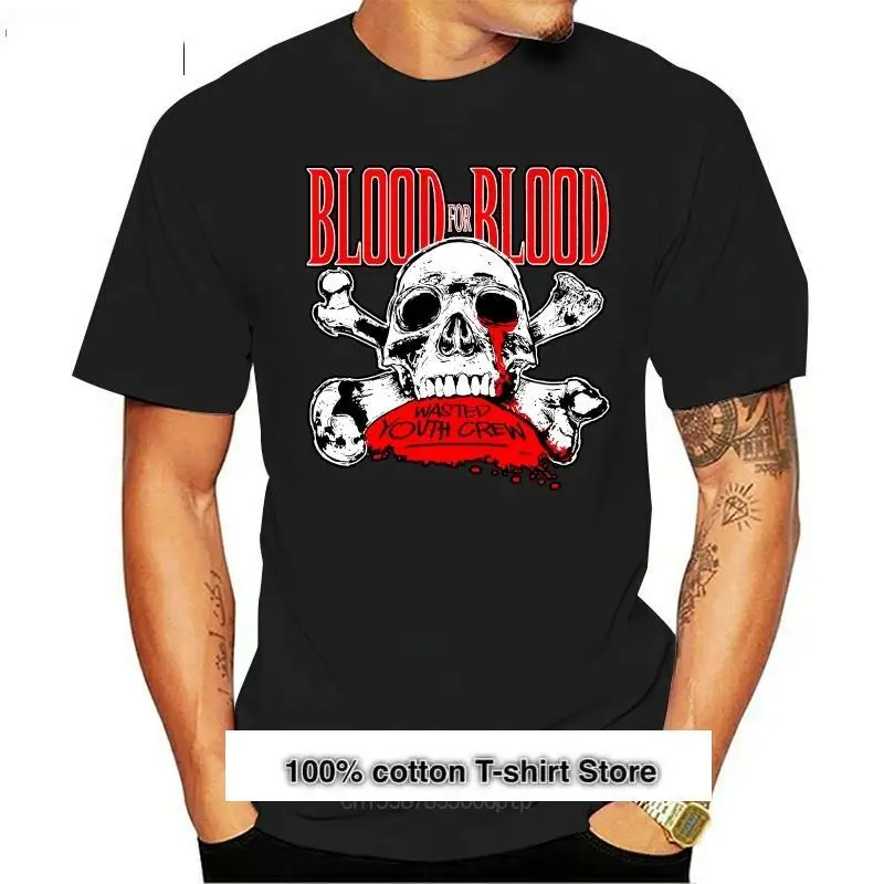 

Camiseta negra de Band Punk para hombre, camiseta Popular de кровь, Hardcore, talla S, 4Xl, новинка 2021