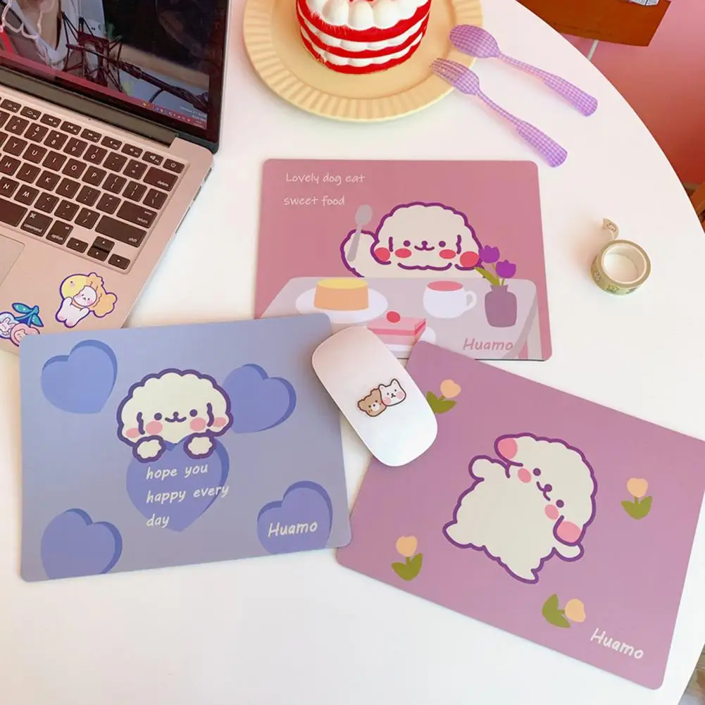 

Soft Non-slip Cute Cartoon Mouse Pad Computer Protection Mousepad for Notebook Non-slip Soft Bottom Laptop