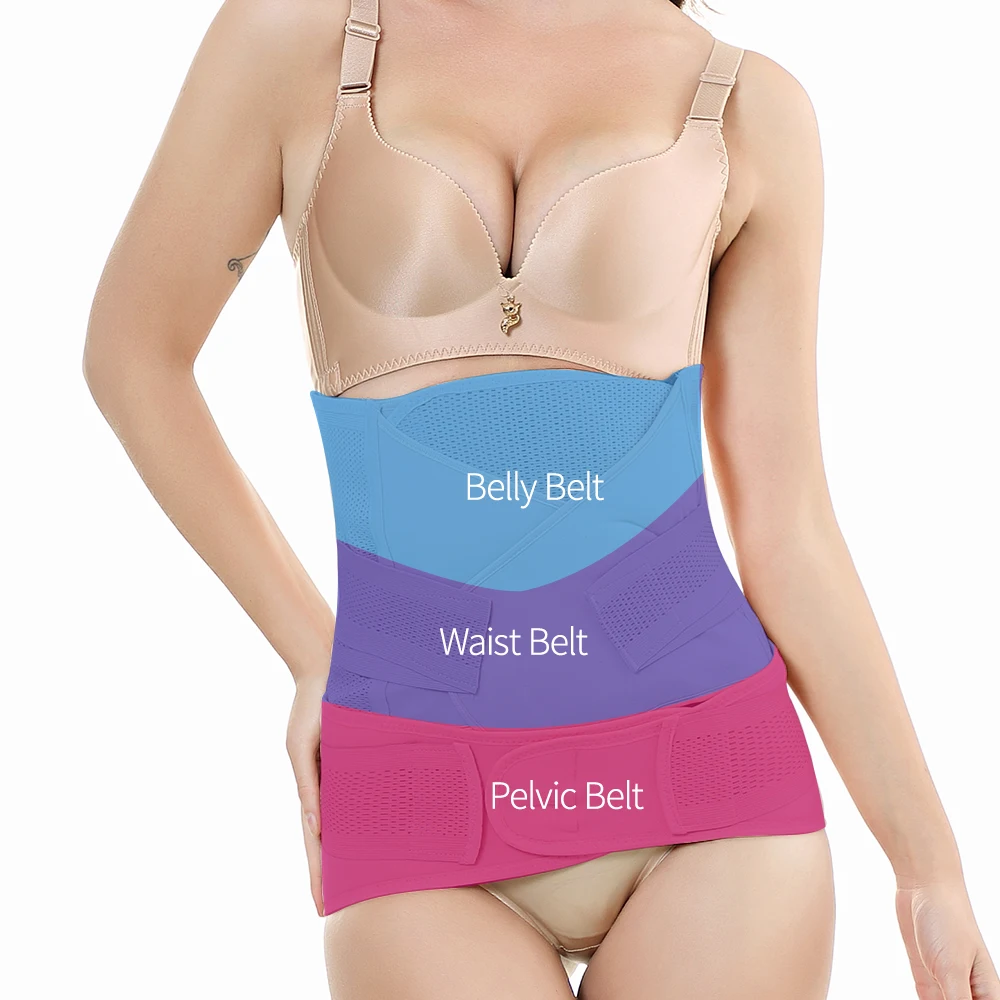Sunveno 3in1 Belly/Abdomen/Pelvis Postpartum Belt Body Recovery Shapewear
