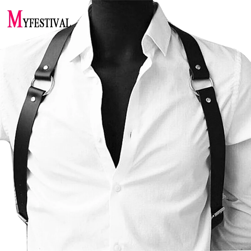 БДСМ кожаный ремень для мужчин гей Мышцы Грудь бондаж экзотическая Пряжка тела