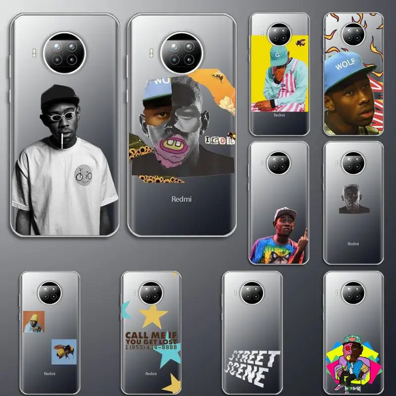 

Tyler the creator Golf IGOR bees Phone Case Transparent for Xiaomi Redmi note 10 t 8 9 pro lite 11 custom protective shell