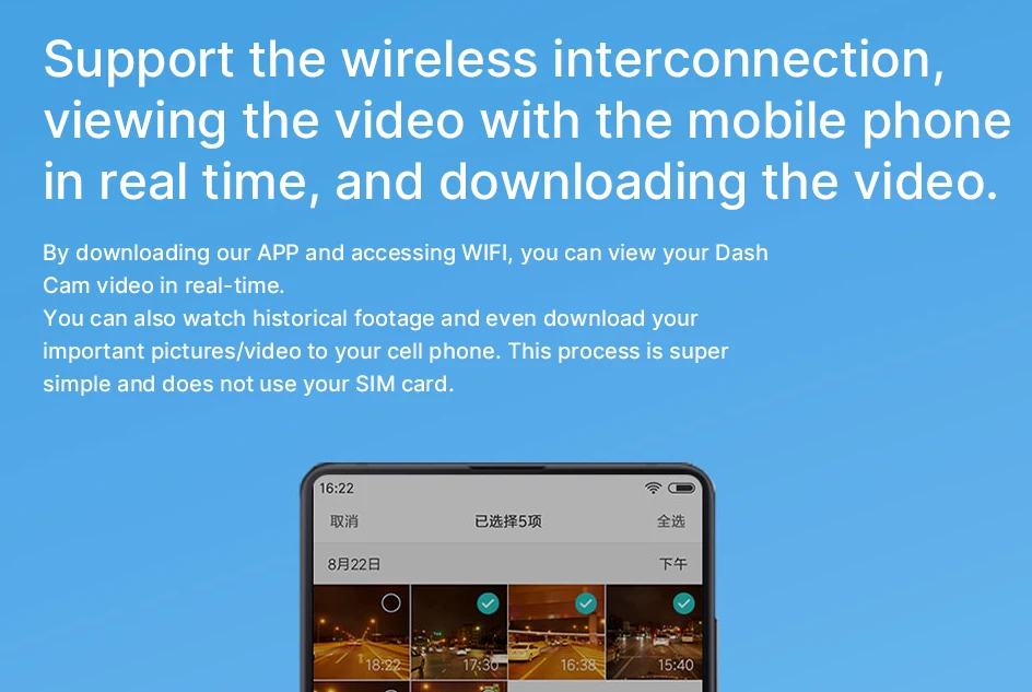 Xiaomi 70mai Автомобильный видеорегистратор 1S Smart WiFi-DVR 130 градусов Беспроводная камера 1080P HD ночная версия g-сенсор диктофон английский голос