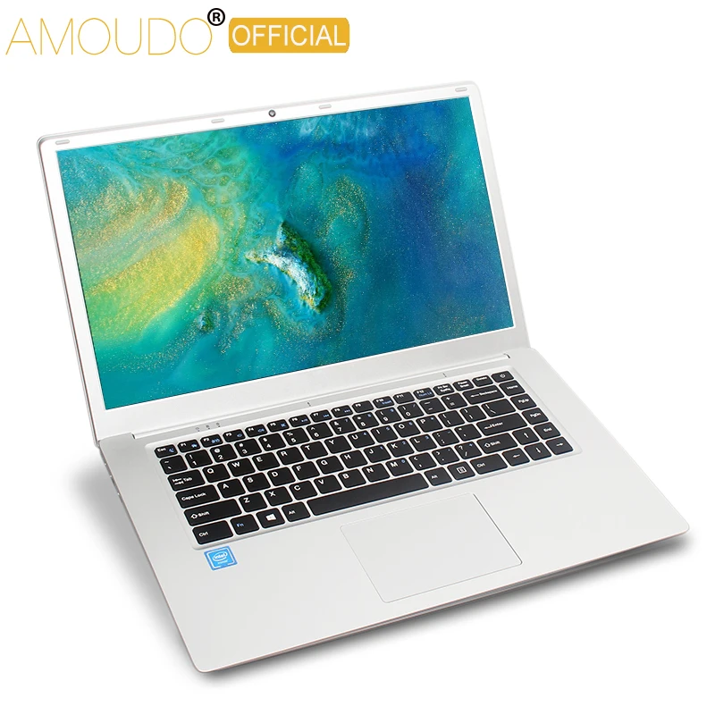 AMOUDO 15,6 дюймов 4 Гб ОЗУ+ 64 Гб eMMC Intel Braswell четырехъядерный Win 10 двухдиапазонный Wifi Bluetooth 4,0 ноутбук компьютер