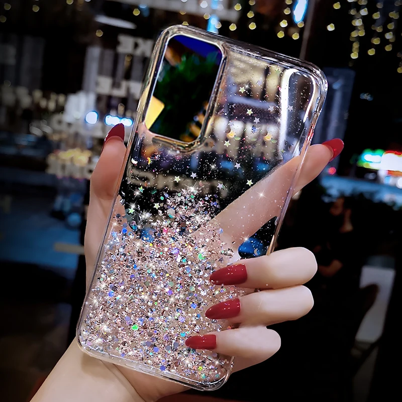Роскошный блестящий силиконовый чехол для Huawei P40 P30 P20 Lite Pro Mate 10 20 30 40 Nova 7 8