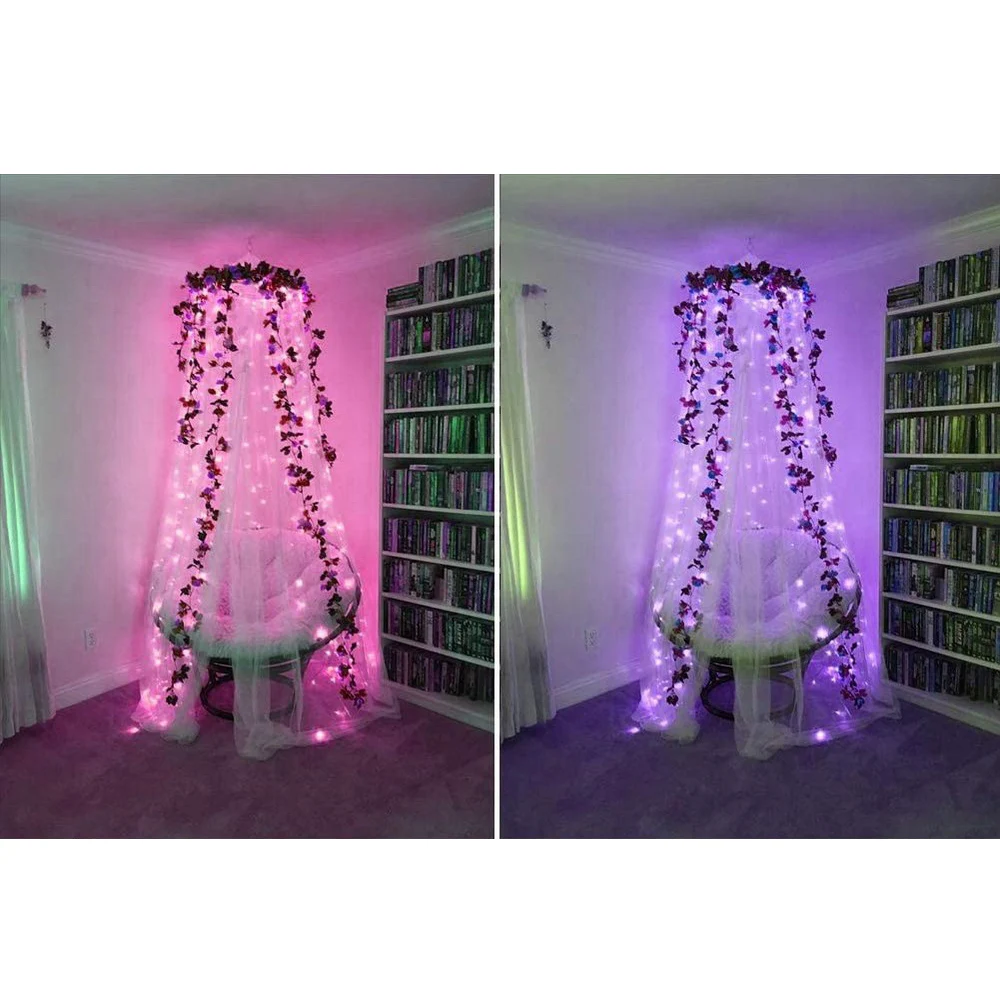 

10MChristmas Tree Decoration LED Lights Smart Bluetooth Personalized String Lights Customized App Remote Control Lights Dropship