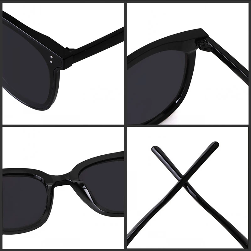 Мужские и женские солнцезащитные очки SORVINO белые с большой оправой устойчивые к