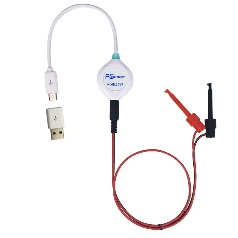 USB вольтметр OTG андроид телефон тестер напряжения-40~ 40 В DC данных сохранить файл VoltOTG qyh