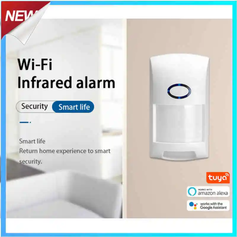 

Смарт-датчик движения Tuya с Wi-Fi и ИК-датчиком