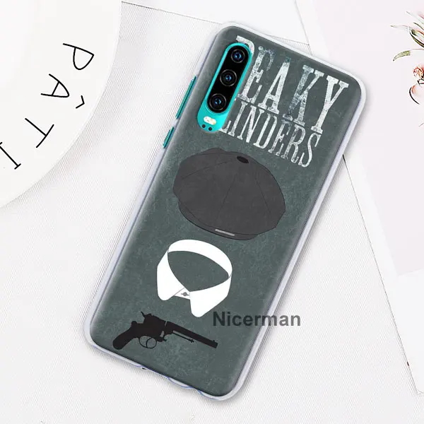 H12 Peaky bliners логотип с крестом Чехлы для huawei P30 P20 Lite P30 Pro P10 P9 Lite P Smart Plus жесткий чехол - Цвет: H12