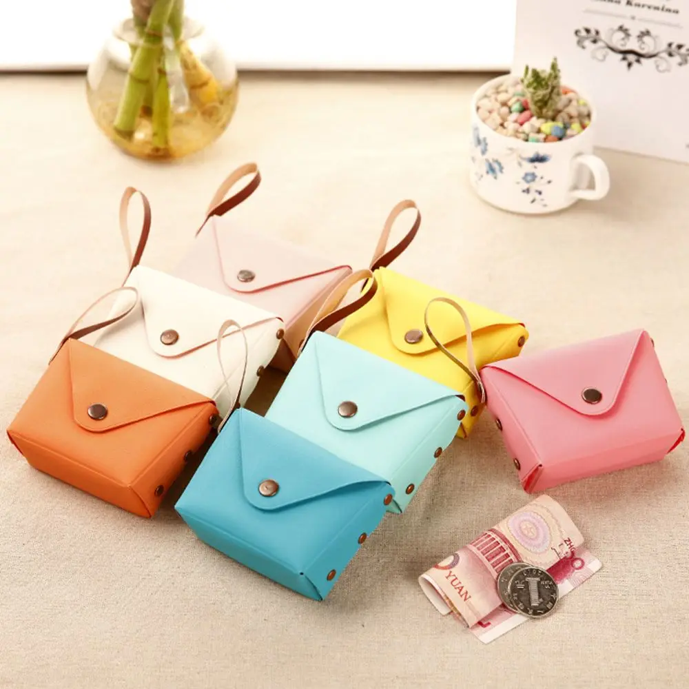 

Fashion PU Leather Coin Purse Women Small Wallet Female Change Purses Mini Children's Pocket Wallets Key Card Holder Hand Bag
