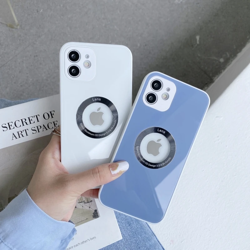 

Original Cover for iPhone 11 PRO 11PRO MAX 12 12PRO MAX New Tempered Glass Drop Protection Phone Case