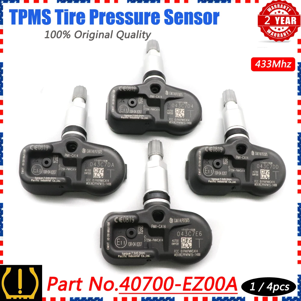 

Xuan TPMS Tire Pressure Sensor Monitor Systems 40700-EZ00A for Nissan Titan XD 2016-2021 433Mhz 40700-EZ00B PMV-CA14