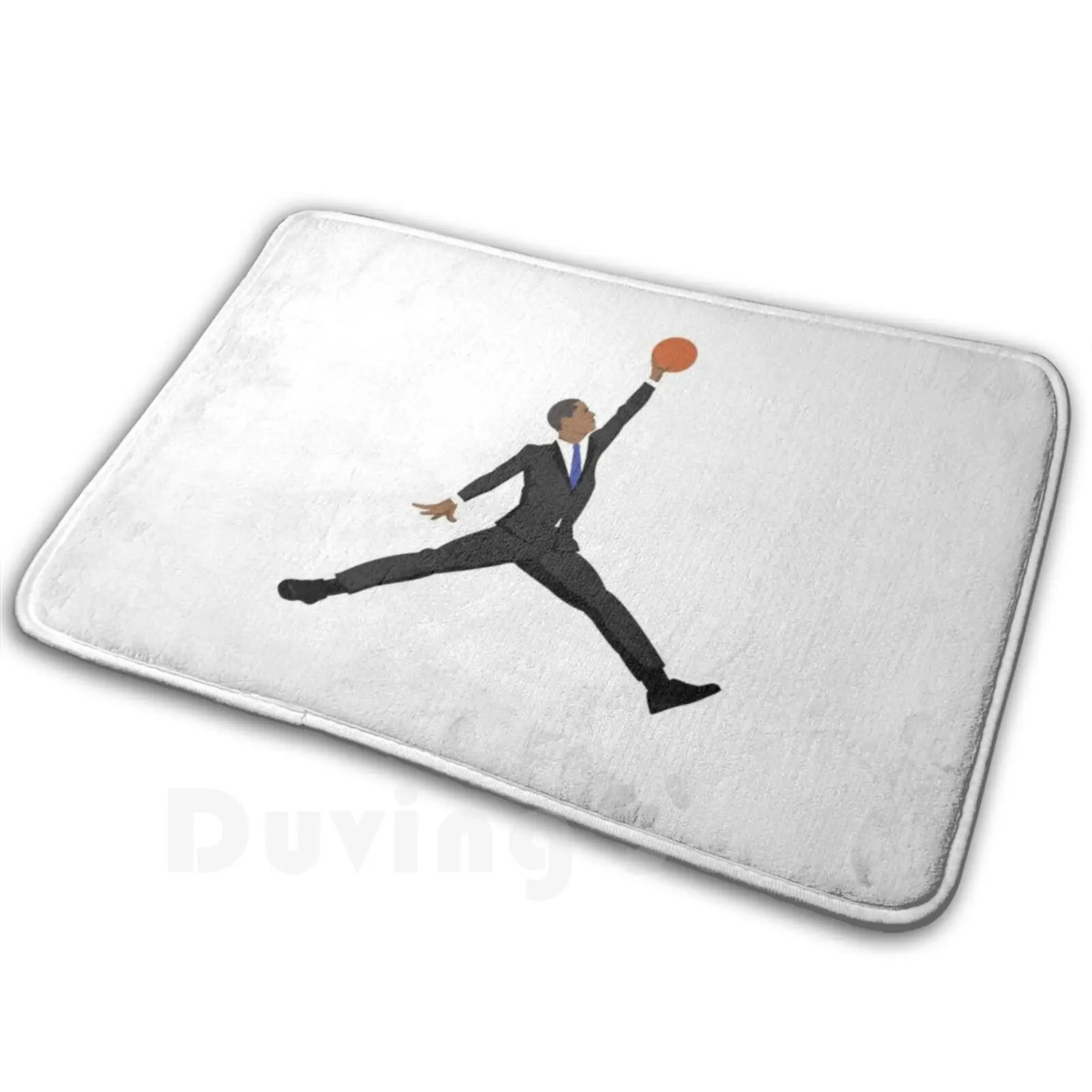 Черный костюм Обама X Jumpman коврик противоскользящие напольные коврики для