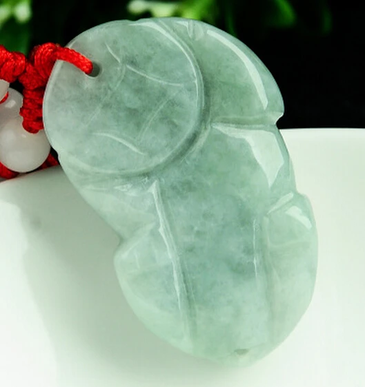 1216 + натуральный светильник с кулоном из зеленых бобов и Лаки Pi Xiu | Украшения