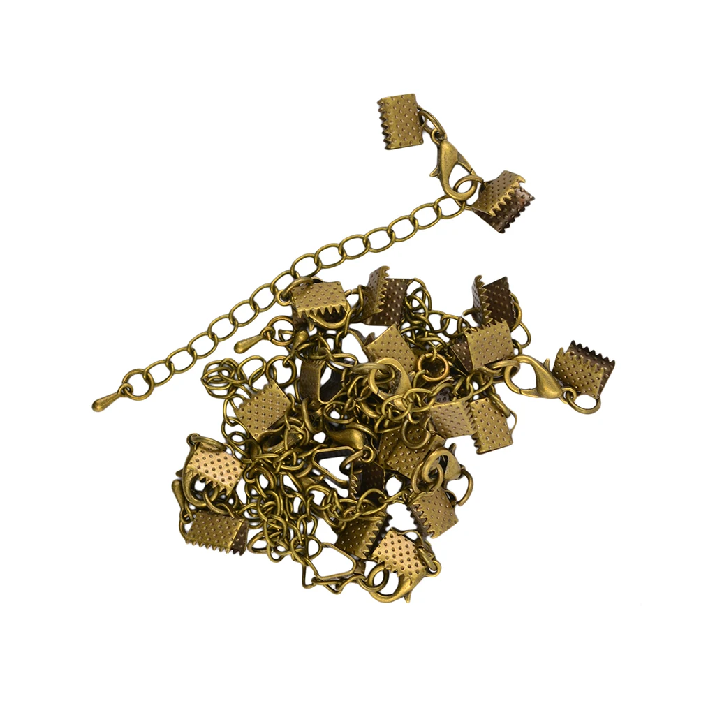 

Зажимы для бисера с концами ленты, 12 шт.