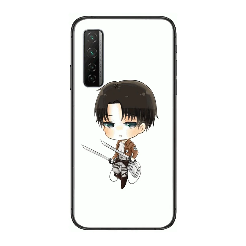 

anime attack Phone Case For Huawei Nova p10 lite 7 6 5 4 3 Pro i p Smart ZBlack Etui 3D Coque Painting Hoesje