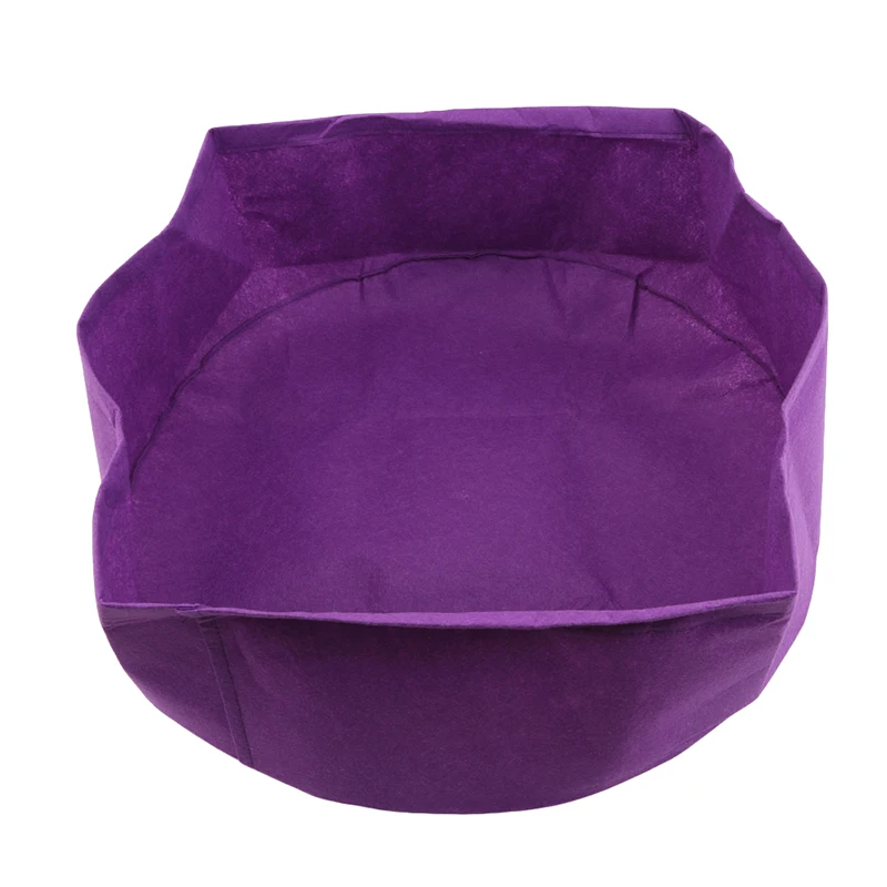 Прочные круглые горшки для растений войлочные ткани корень контейнер