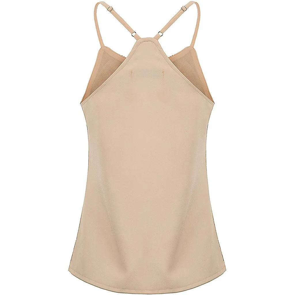 Блестящий женский жилет с блестками блестящие майки без рукавов на бретельках