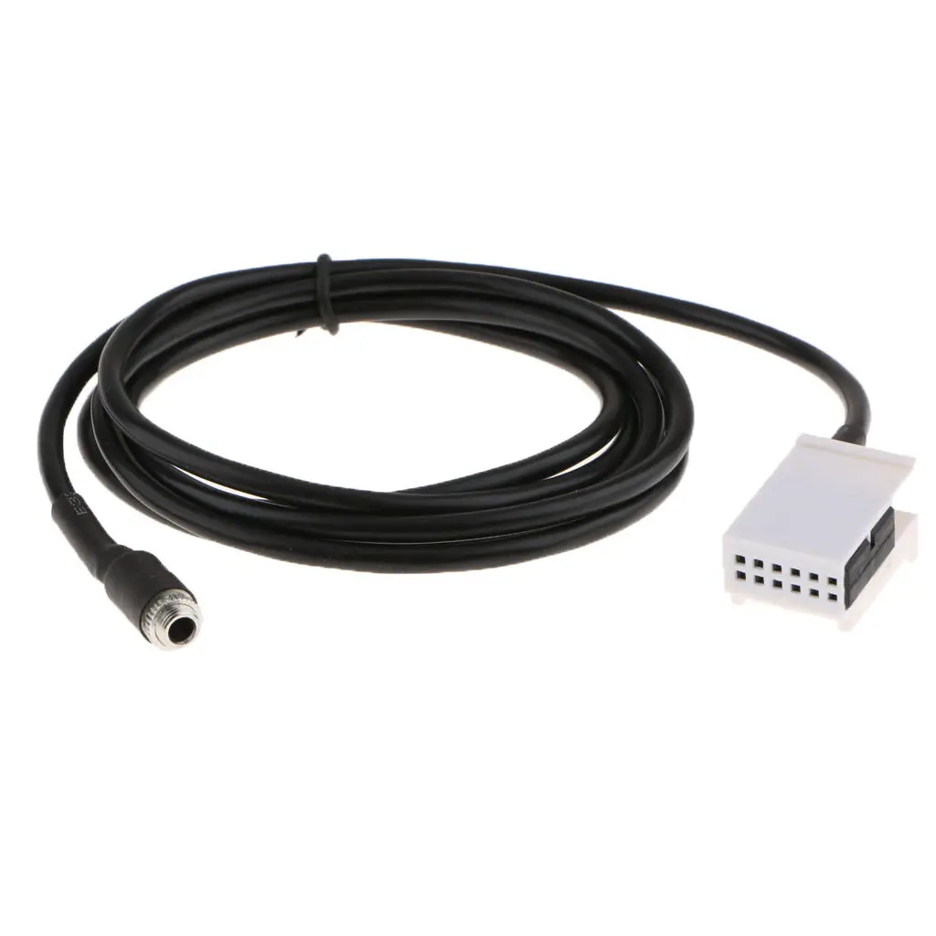 

12-Pin To 3.5mm Female Auxiliary Input Cable Accessories For Passat Golf 6