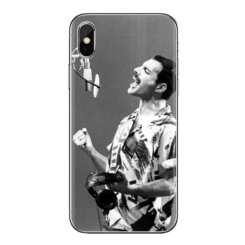 Фредди Меркури Queen браслет для samsung Galaxy S3 S4 S5 мини S6 S7 край S8 S9 S10 Plus Note 3 4 5 8 9 мягкий