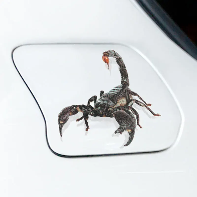3D настенные наклейки в виде животных паук Gecko скорпионы виниловая настенная