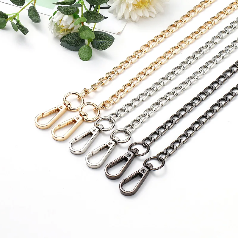 8mm Shoulder Bag Chains Strap Purse Metal Chain 40-150cm Handbag Accessories For Women New |