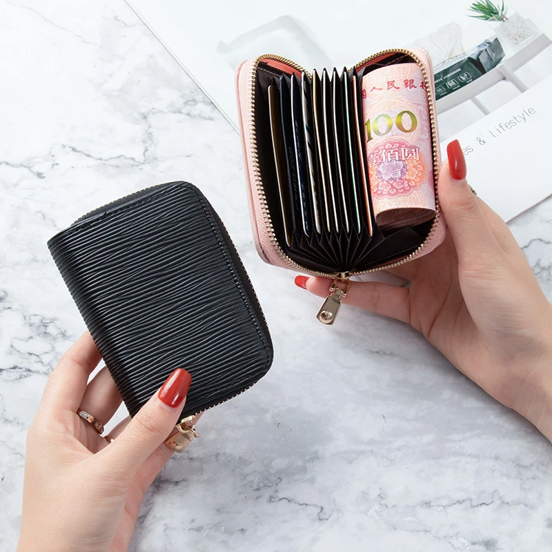 Модная визитница для женщин/мужчин черный/зеленый/синий/коричневый/красный