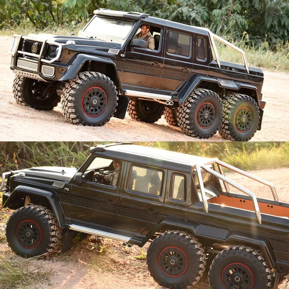 ABS Interior para Trx6 TRX-6 6X6 G63 TRAXXAS TRX-4 G500, Panel de instrumentos de asiento de cabina, pedales de pie de volante Interior-4