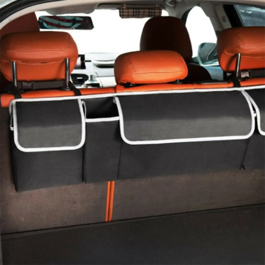 Органайзер для багажника заднего сиденья Регулируемая сумка хранения ремня
