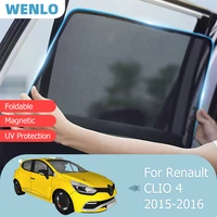 for renault clio 4 2015 2016 front windshield car sunshade side window blind sun shade magnet reflective visor mesh curtain net