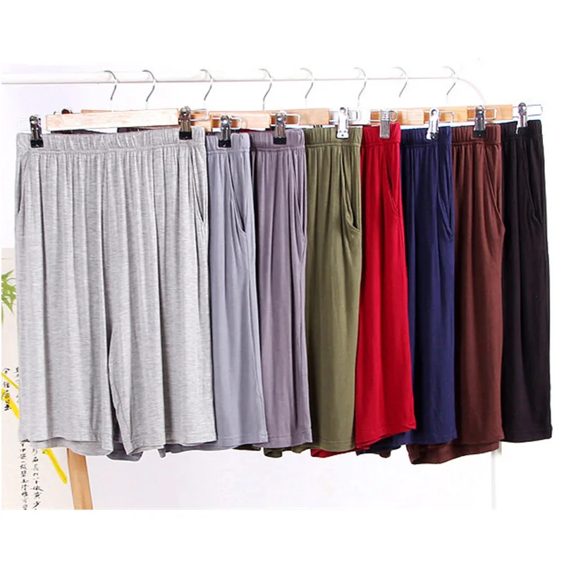 Домашняя одежда для сна мужские хлопковые боксеры короткие штаны повседневные