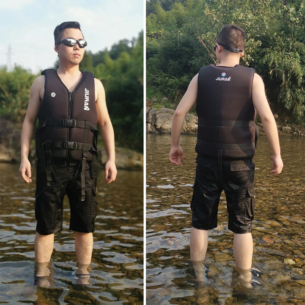 

Outdoor Water Sports rafting Neoprene Life Jacket for children and adult swimming snorkeling wear fishing Kayaking Boating suit