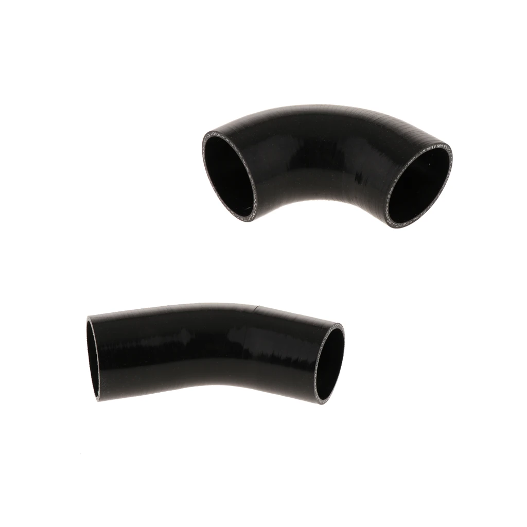 2 шт термостойкий 63 мм силиконовый резиновый вакуумный шланг черный|Шланги и