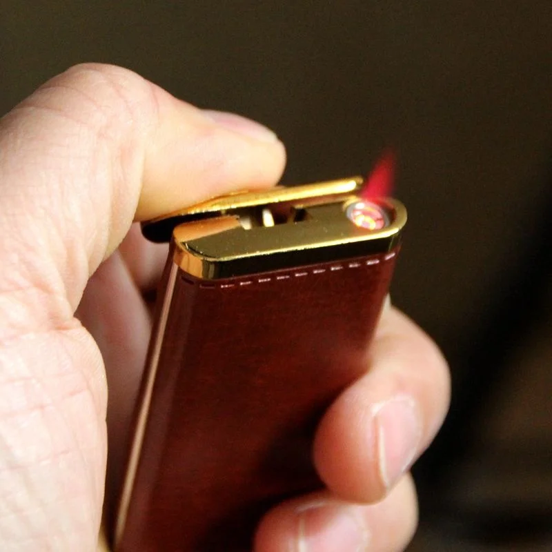 Ветрозащитный бутан газовой зажигалки персонализированные Prepuce эксклюзивная