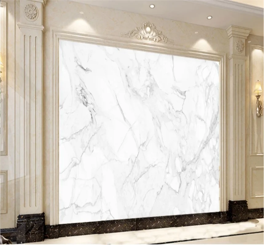 

Milofi Custom wallpaper 8D waterproof wall cloth large interior decoration mural marble texture background wall