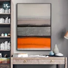 Современный абстрактный оранжевый геометрический цветной блок текстура холст художественные картины для гостиной плакаты принты настенный плакат домашний декор