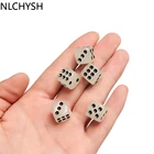 5 шт. 14 мм 6-сторонние Светящиеся Кубики носветильник, круглые угловые кубики, Веселый бар, KTV, развлекательные светящиеся фотографические инструменты для питья