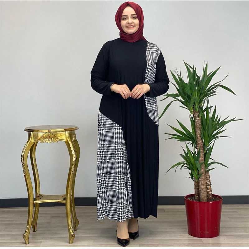 

Мусульманская Мода Abaya Дубай Пакистан длинное платье арабское платье мусульманский кафтан ИД Мубарак Турция